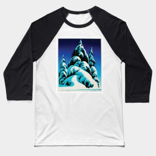 Eyvind Earle snowflake Baseball T-Shirt